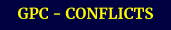GPC - CONFLICTS